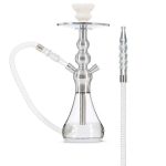 El-Badia Celeste X3 Hookah - Sterling Steel