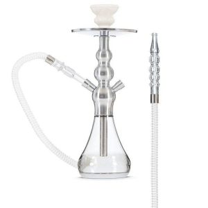El-Badia Celeste X3 Hookah - Sterling Steel