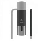 El-Badia P1 Shisha Pipe - Deep Black