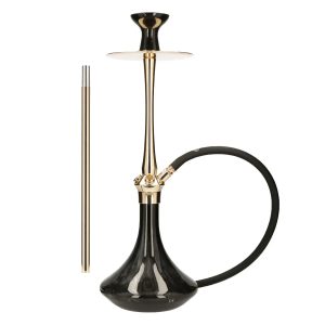 El-Badia C7 V2 Hookah - Shiny Gold