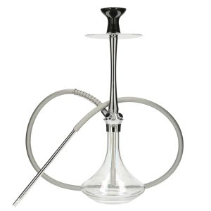 El-Badia C7 V2 Hookah - Silver Chrome