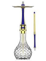 Maxx Royal Screw System Hookah- Ocean Gold