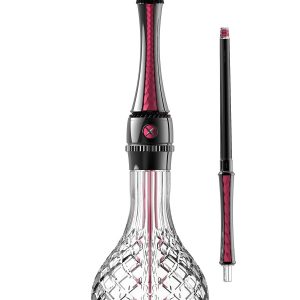 Maxx Royal Screw System Hookah- Ruby Black
