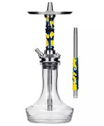 Moze Breeze Pro Candy Line Hookah - Blue/Yellow
