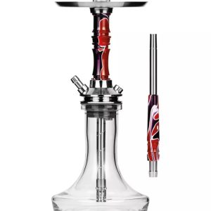 Moze Breeze Pro Candy Line Hookah - Red/Purple