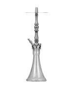 Moze Tradi L Standard Glass Shisha - SIlver