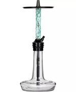 Moze Varity Lounge Black Clear Hookah - Wavy Mint