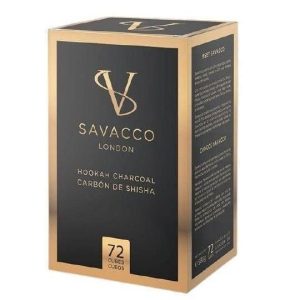 Savacco Shisha Charcoal 72 Cubes