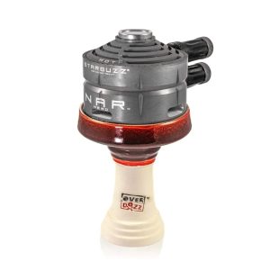 OverDozz Premium Phunnel Bowl G1 (Starbuzz Nar Compatible) - Burgundy over White