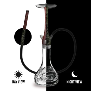 Wookah Lumi Red Mastercut Comet Hookah