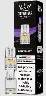 Al Fakher Mini 3k Refill Pods 20mg Flavour - Banana Ice