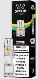 Al Fakher Mini 3k Refill Pods 20mg Flavour - Blueberry Fusion
