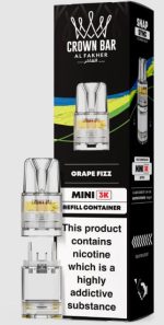 Al Fakher Mini 3k Refill Pods 20mg Flavour - Grape