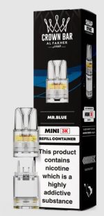 Al Fakher Mini 3k Refill Pods 20mg Flavour - Lemon Lime